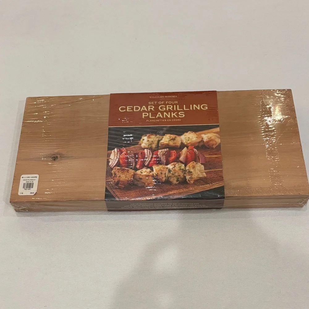 Williams Sonoma Cedar Grilling Planks Set of 4